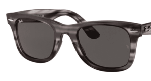 Lentes originales Ray-Ban RB4340 Wayfarer, color B1 · Gris oscuro