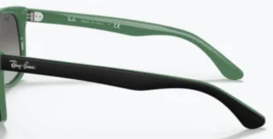 Patillas originales Ray-Ban RB4181, color 6568 · Negro
