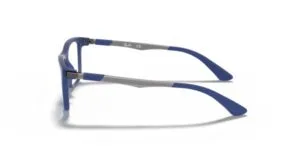 Patillas originales Ray-Ban RB1549 Junior, color 3655 · Azul mate