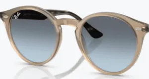 Lentes originales Ray-Ban RB2180, color V1 · Azul degradado gris · plástico