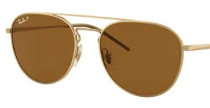 Cristales originales Ray-Ban RB3589, color 83 · Polarizado marrón · plástico