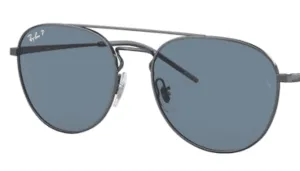 Cristales originales Ray-Ban RB3589, color 2V · Azul oscuro polarizado · plástico