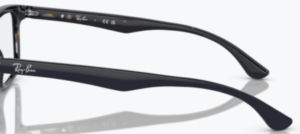Patillas originales Ray-Ban RB5279 Vista, color 5973 · Rojo habana sobre opal azul