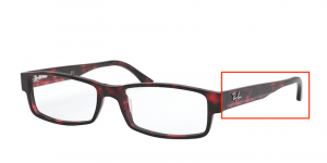 Patillas originales Ray-Ban RB5114 Vista, color 5948 · Habana opal rosa