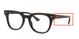 Patillas originales Ray-Ban RB5377 Vista METEOR, color 2012 · Habana oscuro