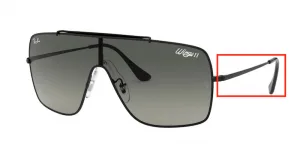 Patillas originales Ray-Ban RB3697 Wings II, color 002 · Negro
