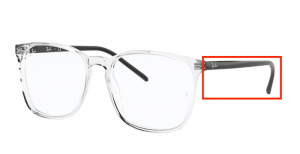 Patillas originales Ray-Ban RB5387 Vista, color 5629 · Opal gris