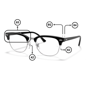 Piezas Repuesto Ray-Ban 5154 CLUBMASTER Originales