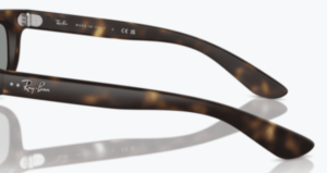 Patillas originales Ray-Ban RB4089 Balorama, color 894 · Habana mate