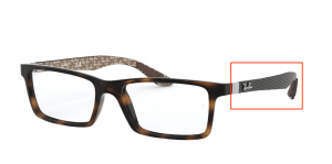 Patillas originales Ray-Ban RB8901 Vista, color 5846 · Habana