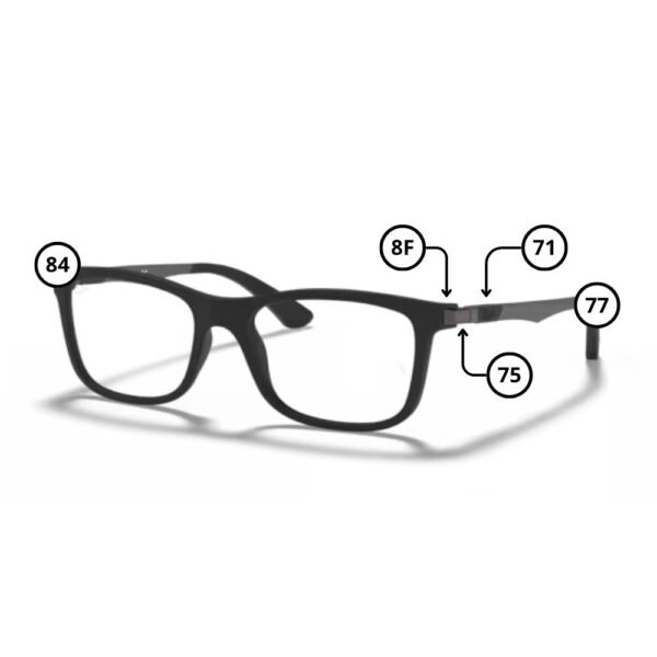Piezas de Repuesto Ray-Ban Junior 1549 Originales
