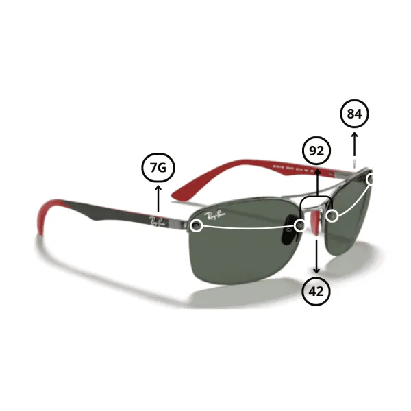 Piezas de Repuesto Ray-Ban 3617M Originales