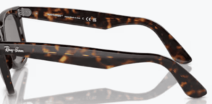 Patillas originales Ray-Ban RB2140 Wayfarer, color 1382 · Habana