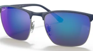 Cristales originales Ray-Ban RB3686, color 4L · Polarizado espejo azul