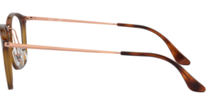 Patillas originales Ray-Ban RB7164 Vista, color 5687 · Rojo habana