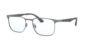 Ray-Ban RX6363, color 2553 · Brushed gunmetal sobre gunmetal