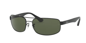 Ray-Ban RB3445, color 002/58 negro