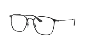 Ray-Ban RX6466, color 2904 · Negro mate sobre negro