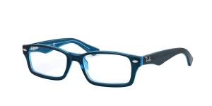 Ray-Ban RY1530, color 3667 · Azul sobre azul fluo
