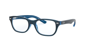 Ray-Ban RY1555, color 3667 · Azul sobre azul fluo