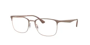 Ray-Ban RX6421, color 2973 · Beige sobre cobre