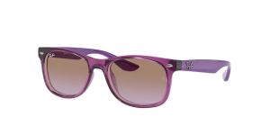 Ray-Ban RJ9052S JUNIOR NEW WAYFARER, color 706468 transparente fuxia