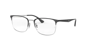 Ray-Ban RX6421, color 2997 · Negro mate sobre plata