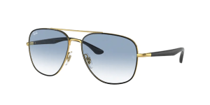 Ray-Ban RB3683, color 90003f negro sobre arista