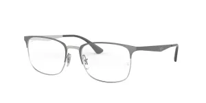 Ray-Ban RX6421, color 3004 · Gris sobre plata