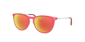 Ray-Ban RJ9060S JUNIOR ERIKA, color 70096q fuxia fluo transparente rubber