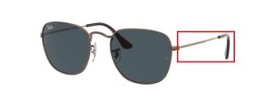 Patillas originales Ray-Ban RB3857 Frank, color 9230 · Bronce/ cobre