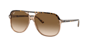 Ray-Ban RB2198 BILL, color 129251 habana sobre transparente marrón