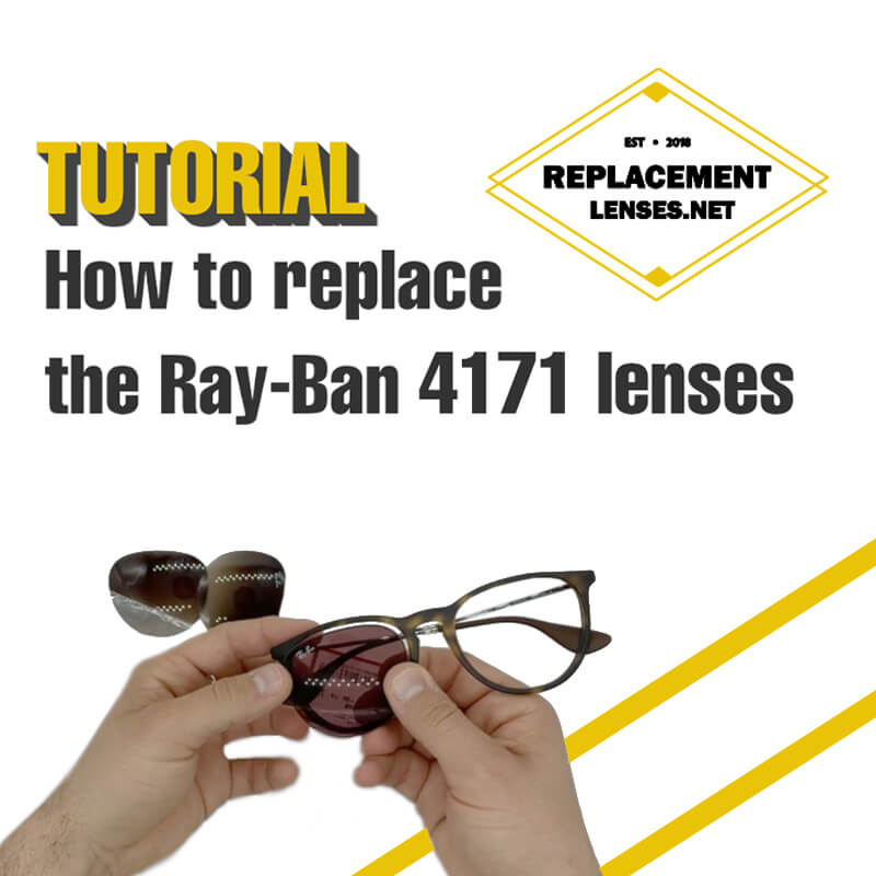 Ray-Ban 4171 Erika: cómo cambiar las lentes