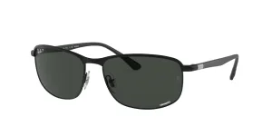 Ray-Ban RB3671CH, color 186/k8 negro sobre negro