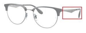 Patillas originales Ray-Ban RB6396 Vista, color 8101 · Gris