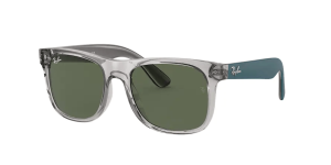 Ray-Ban RJ9069S, color 707071 transparente gris