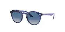 Ray-Ban RJ9064S, color 70624l transparente azul