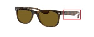 Patillas originales Ray-Ban RB9052S Junior JUNIOR NEW WAYFARER, color 152 · Habana
