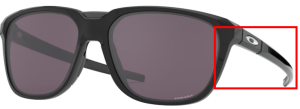 Patillas originales Oakley OO9420 Anorak, color 01 · Negro pulido