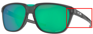 Patillas originales Oakley OO9420 Anorak, color 03 · Gris mate smoke