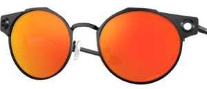 Cristales originales Oakley OO6046 Deadbolt, color Prizm polarizado | Ruby