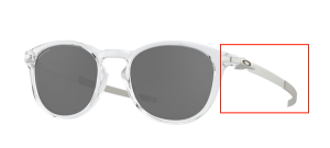 Patillas originales Oakley OO9439 Pitchman R, color 02 · Transparente pulido