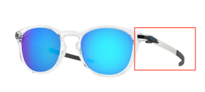 Patillas originales Oakley OO9439 Pitchman R, color 04 · Transparente pulido