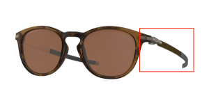 Patillas originales Oakley OO9439 Pitchman R, color 06 · Marrón carey