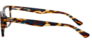Patillas originales Ray-Ban RB5287 Vista, color 5711 · Moteado azul/marrón/amarillo