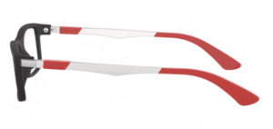 Patillas originales Ray-Ban RB1588 Vista Junior, color 3652 · Negro mate