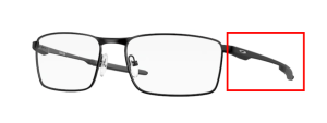 Patillas originales Oakley OO3227 Fuller, color 01 · Negro satinado