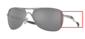 Patillas originales Oakley OO4060 Crosshair, color 22 · Lead