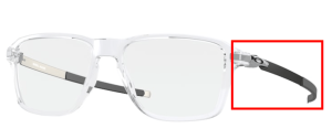 Patillas originales Oakley OO8166 Wheel House, color 02 · Transparente pulido