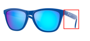 Patillas originales Oakley OO9013 Frogskins, color 9013 · J4 Sapphire